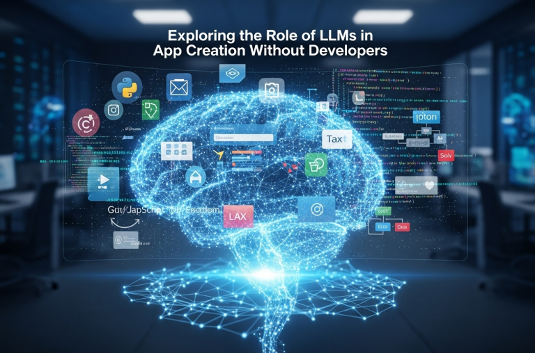 Exploring the Role of LLMs in App Creation Without Developers