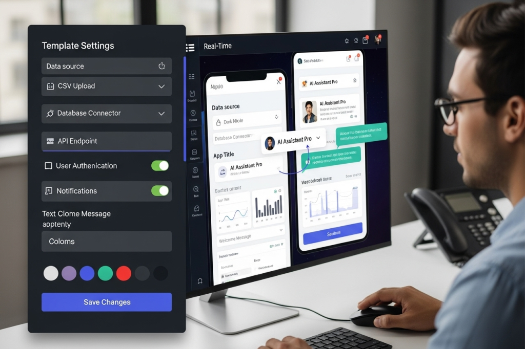 Create and customize apps using AI no-code templates in the USA. Save time, cut costs, and build professional apps without developers.